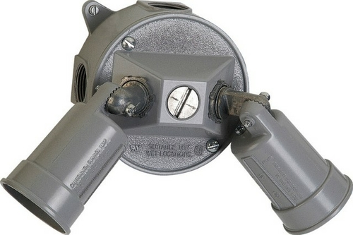 Sigma 16795 Gray Weatherproof Round Lampholder Kit