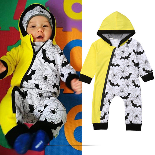 Funny Infant Clothes Baby Boy Winter Hooded
