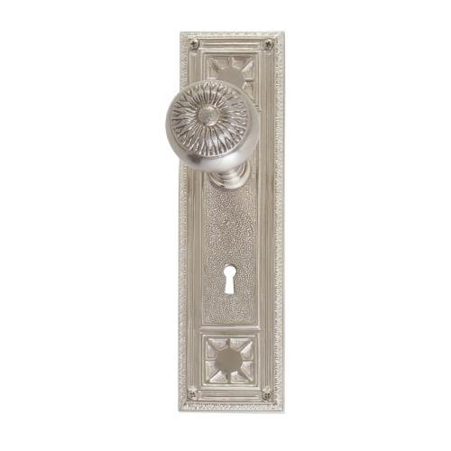 Brass Accents D04-K724D-SUN-486 Interior Door Plate Double Dummy Set -