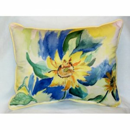 Betsy Drake ZP200 Betsys Sunflower Throw Pillow- 20 x 24 in.