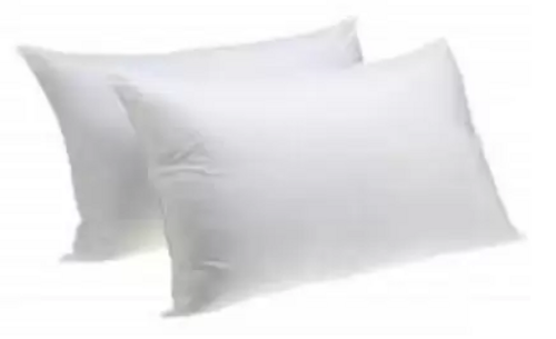 Microfibre Solid Sleeping Pillow Pack of 2  (White)