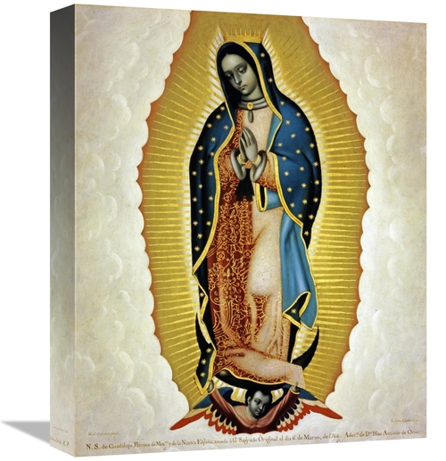 Global Gallery GCS-267814-16-142 16 in. La Virgen De Guadalupe Art Pri