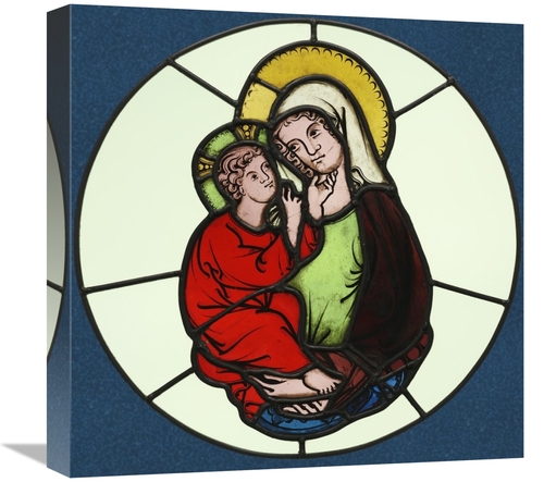 Global Gallery GCS-456188-1818-142 18 x 18 in. The Virgin & Child Art 