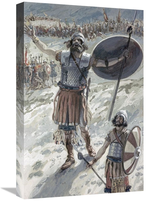 Global Gallery GCS-280283-22-142 22 in. Defiance of Goliath Art Print 