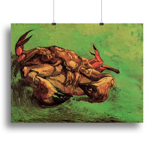 Crab on Its Back by Van Gogh Canvas Print or Poster