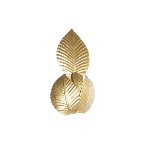 Wall Lamp DKD Home Decor Golden Metal 220 V 50 W Leaf of a plant (37 x