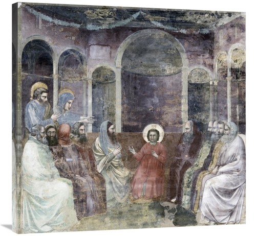 Global Gallery GCS-277713-36-142 36 in. Jesus Among the Doctors Art Pr