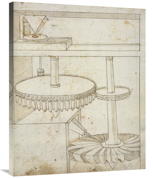 Global Gallery GCS-454998-2835-142 28 x 35 in. Folio 44 - Mill Powered