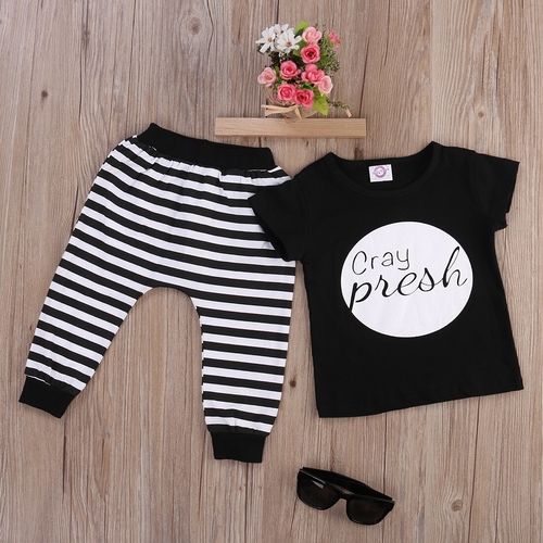 2pcs Newborn Boys Summer outfits Toddler Infant