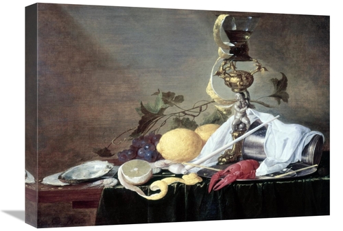 Global Gallery GCS-277945-22-142 22 in. Lobster, Oyster & Lemon Ar