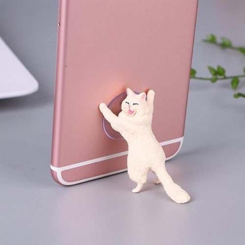 Main Cute Funny Cat Phone Holder Kickstand image