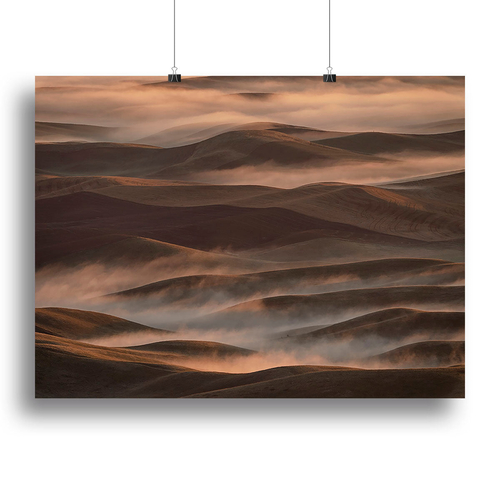 Early Spring Morning At Palouse Canvas Print or Poster