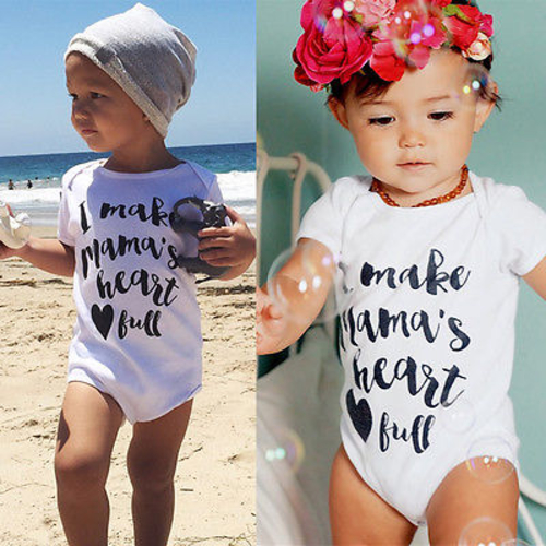 2016 Newborn Baby Boy Girls Infant Clothes Casual