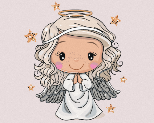 Paint by Numbers - CUTE CHRISTMAS ANGEL