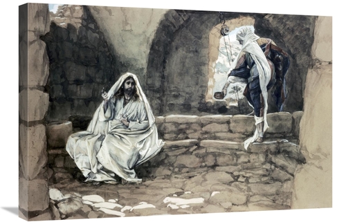 Global Gallery GCS-280557-30-142 30 in. Woman of Samaria at the Well A