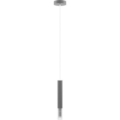 Hanging lamp Madera2 tin 1 piece grey