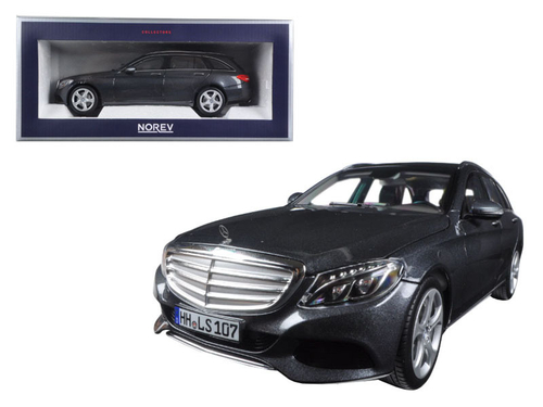2014 Mercedes C Class T-Wagon Grey Metallic 1/18 Diecast Model Car by