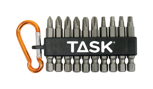Task Tools 2595510 0.25 dia. x 2 in. Phillips & Square Recess Drill Bi
