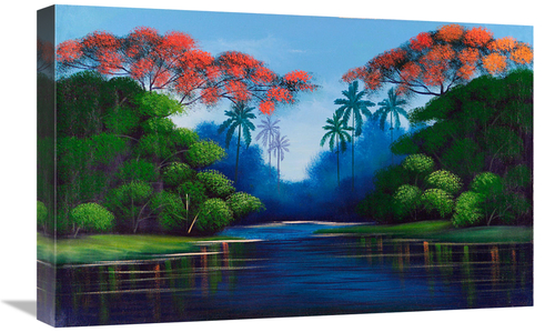 Global Gallery GCS-477331-1624-142 16 x 24 in. Water Way Art Print - F