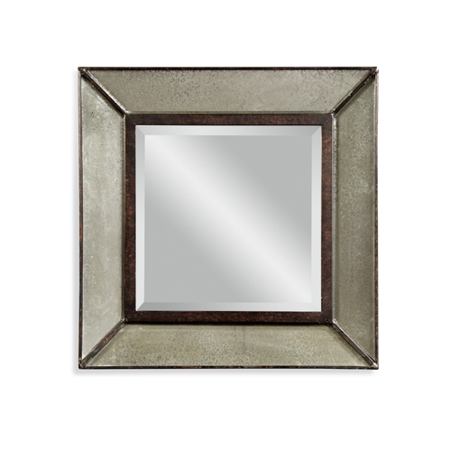 Bassett Mirror M3301BEC Edinborough Wall Mirror - Antique Mirror