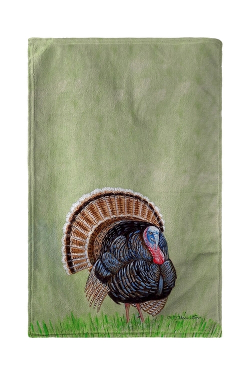 Betsy Drake BT512 30 x 50 in. Wild Turkey Beach Towel