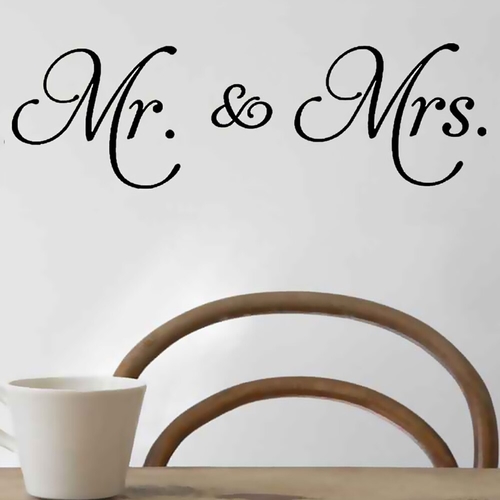 DIY Vinyl Waterproof Bedroom Ornament