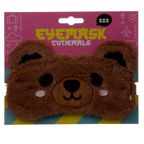 Fun Eye Mask - Plush Bear