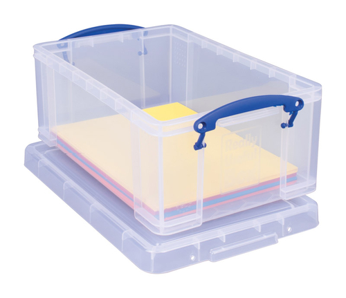 Really Useful 6662753 Stackable Clear Storage Box, 6.25 x 10.25 x 