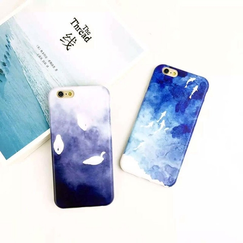 Chinese Watercolor Art iPhone Case