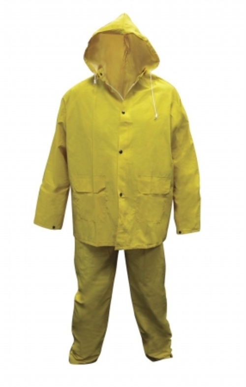 Heavy-Duty PVC/Polyester Rain Suit