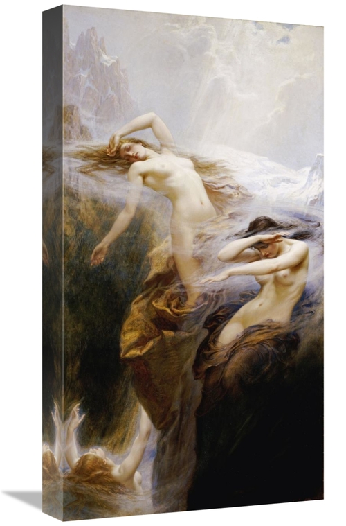 Global Gallery GCS-266239-22-142 22 in. The Mountain Mists Art Print -