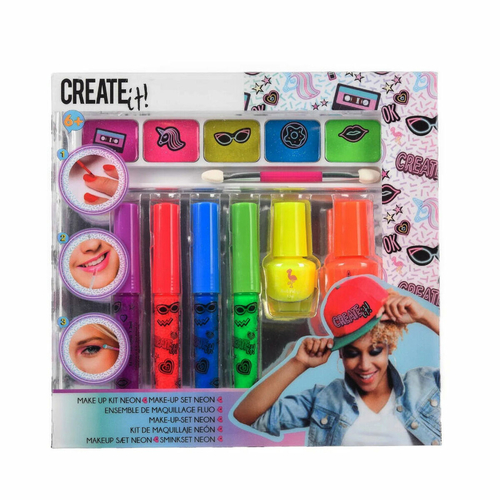 Make-Up Set Create It Neon (7 pcs)