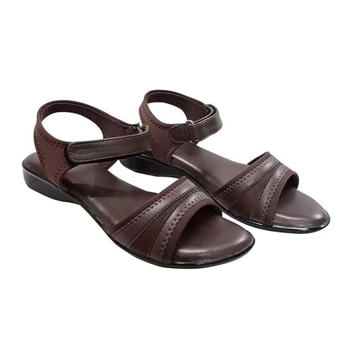 Women's Slip On Fashion Sandal (Size-UK-7) (COLOR-BROWN)