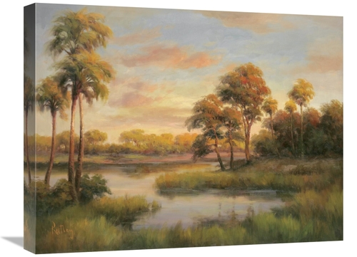 Global Gallery GCS-130700-2024-142 20 x 24 in. River Cove with Palms I