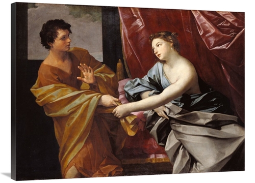 Global Gallery GCS-456175-3040-142 30 x 40 in. Joseph & Potiphars Wife