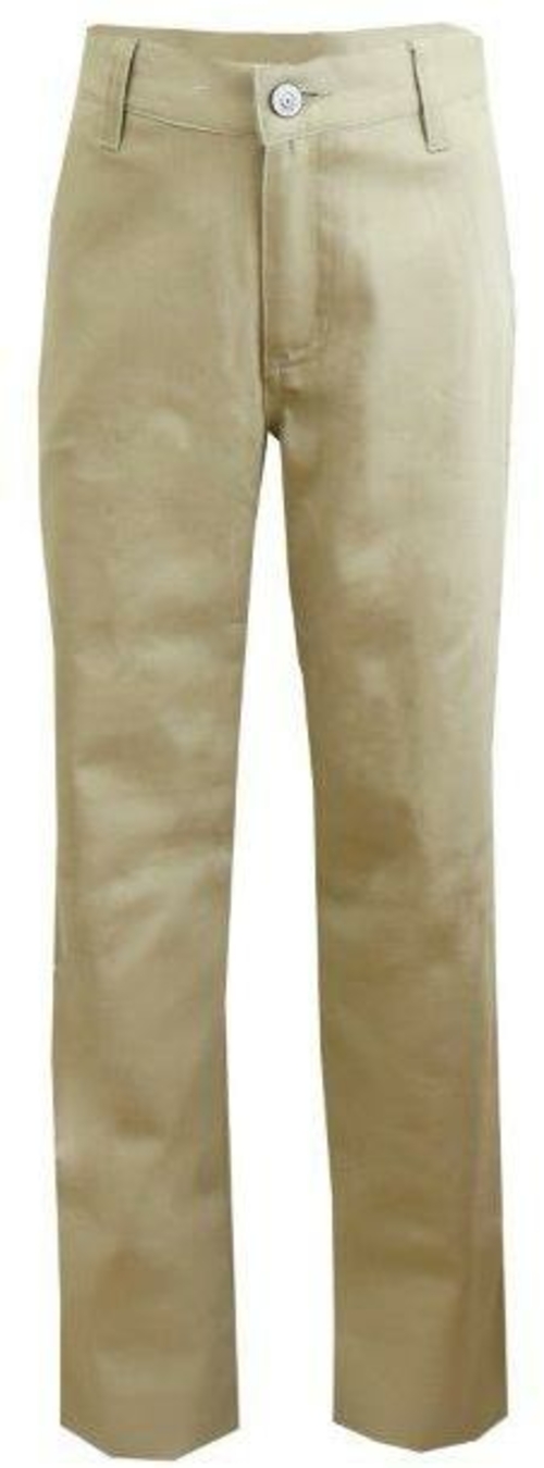 DDI 2269958 Girls' Khaki Stretch Straight Leg Pants - Size 6 Case