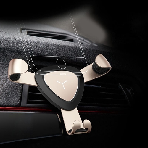 Car Phone Holder Metal Gravity Linkage Car Air