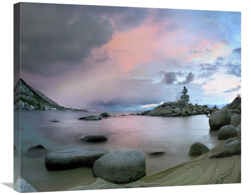 Global Gallery GCS-396158-30-142 30 in. Hidden Beach at Sunset, La