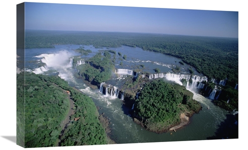 Global Gallery GCS-452522-1624-142 16 x 24 in. Iguacu Falls, Aeria