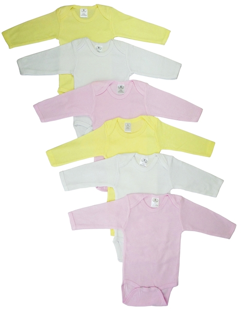 Bambini CS-101S-101S Boys Pastel Long Sleeve, Assorted - Small