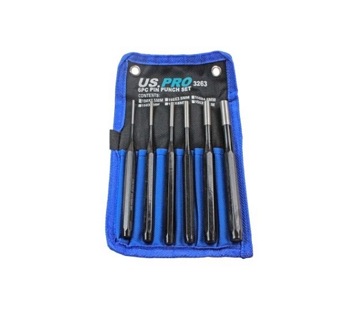 US Pro 6pc Pin & Punch Set