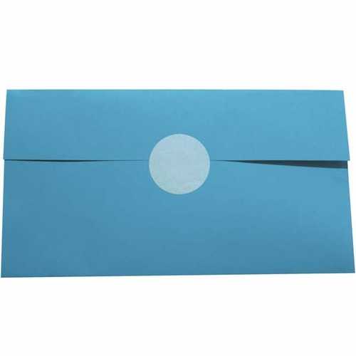 Tape Logic DL762 1.50 in. White Circle Paper Mailing Labels - Roll of 