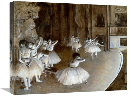 Global Gallery GCS-277306-22-142 22 in. Ballet Rehearsal on the Set&#4