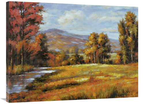 Global Gallery GCS-123270-3040-142 30 x 40 in. Autumn Trees II Art Pri