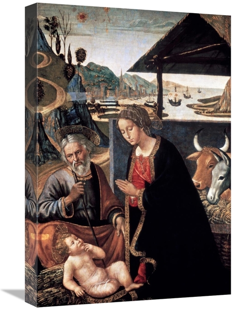 Global Gallery GCS-282378-22-142 22 in. Adoration of the Infant Jesus 
