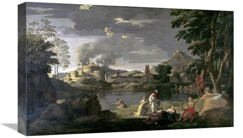 Global Gallery GCS-279476-22-142 22 in. Orpheus & Eurydice Art Print -