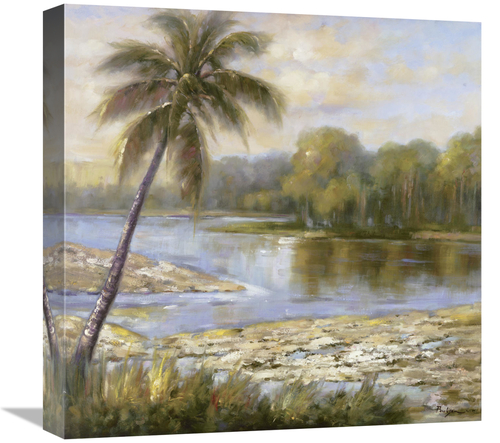 Global Gallery GCS-120013-1818-142 18 x 18 in. Island Tropics I Art Pr