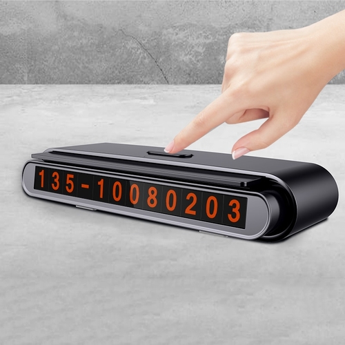 Car Temporary Parking Card Phone Number Card Plate