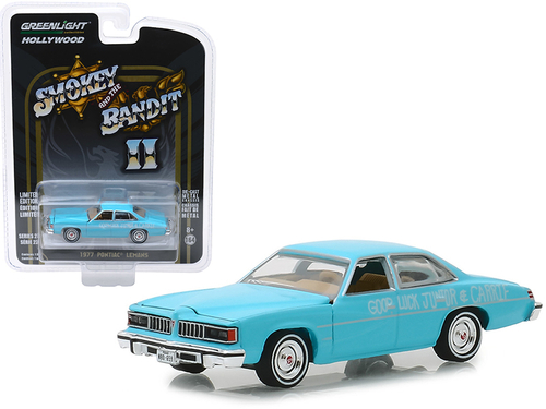 1977 Pontiac LeMans \Wedding Car\" Blue \"Smokey and the Bandit II\"