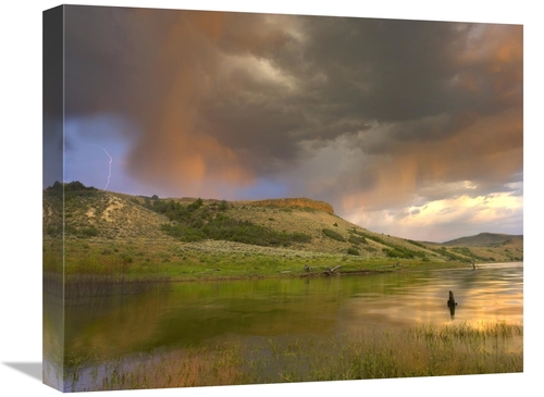 Global Gallery GCS-397068-1620-142 16 x 20 in. Thunderstorm with Light